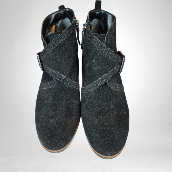 Franco Sarto Black Zip-up Booties - Picture 7 of 10